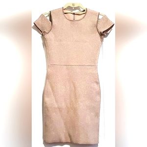 Gold tone mini dress👗